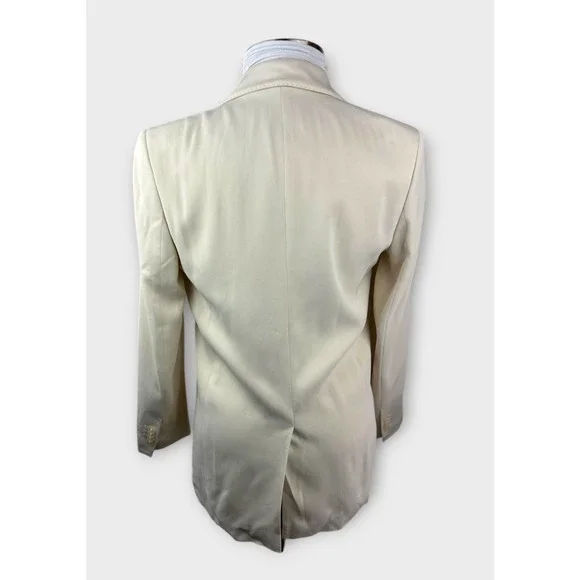 BR Manifattura Emmetex Italian Crepe Double Breasted Blazer Jacket Oversized 2 - Picture 6 of 16